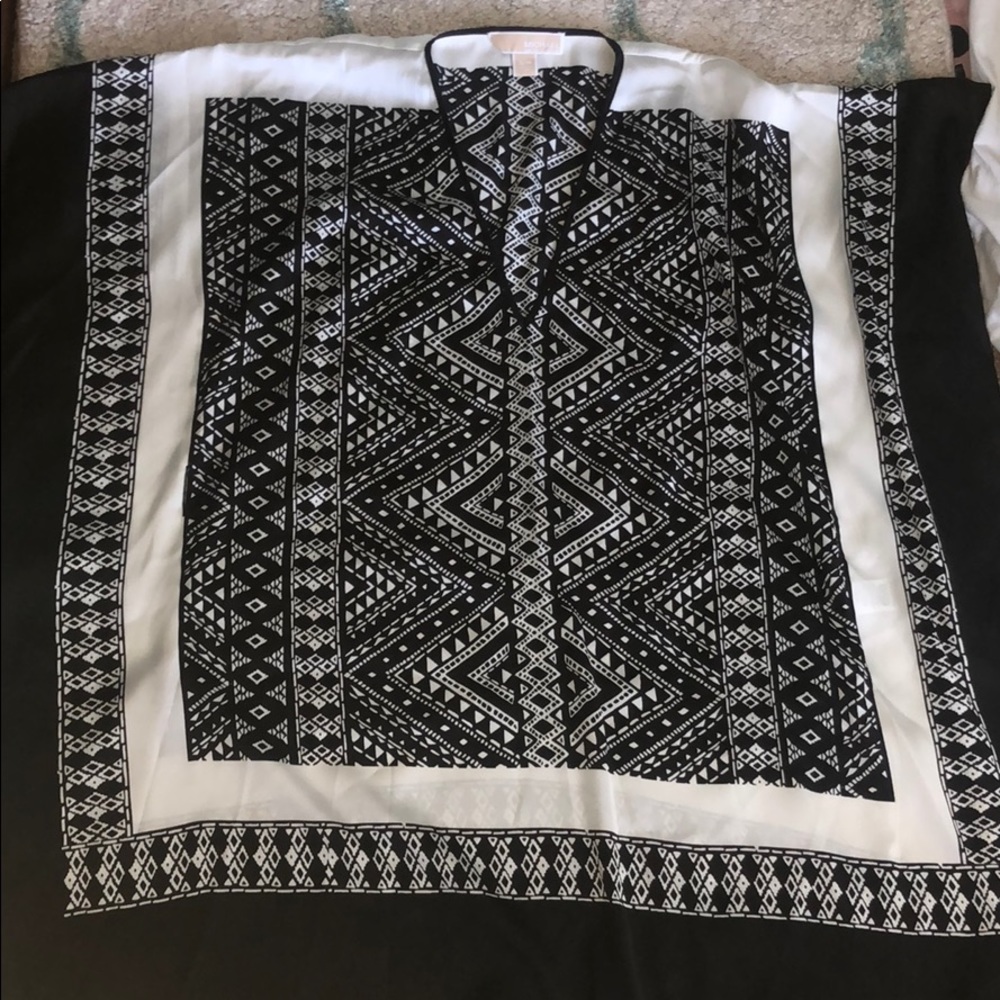 michael kors loose fit flowy shirt